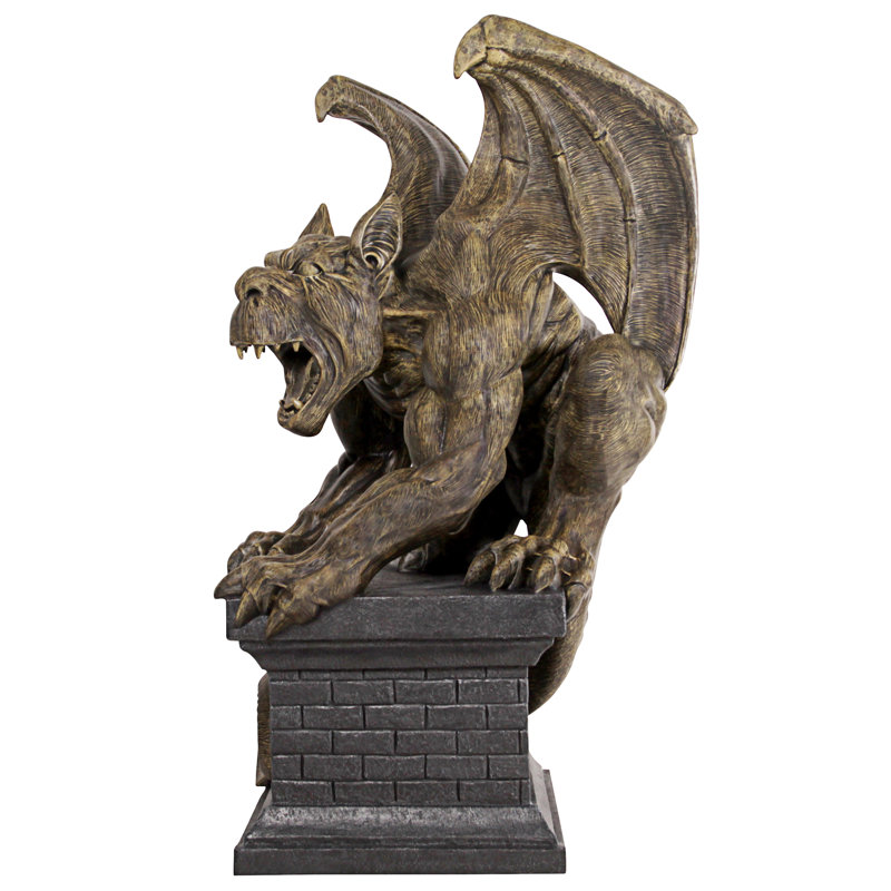 Cathedral Gothic Chimera Gargoyle Statue