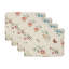 Lenox Butterfly Meadow Fall Quilted Placemats, Set of 4, Multicolor - 13"W x 19"L