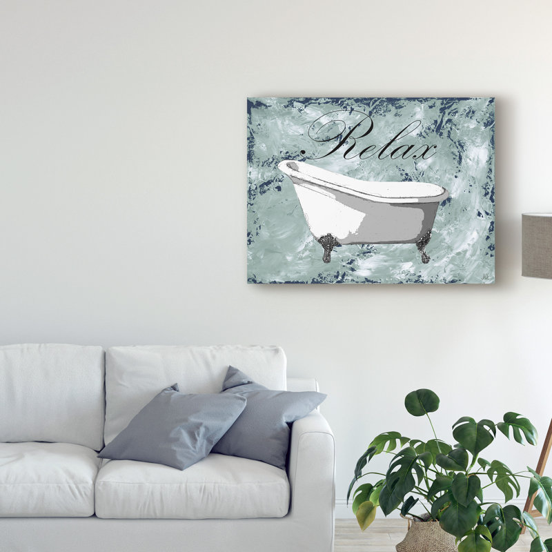 «Relax Refresh II» par Jade Reynolds, reproduction sur toile, H 14 po x l 19 po x P 2 po
