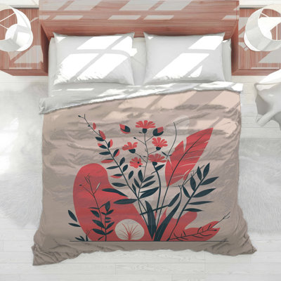 Floral Bedding Nature Comforter Modern