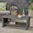 Weather-Resistant Rattan Outdoor Table With Spacious Top And Open Shelf For Garden, Patio, And Balcony Use.