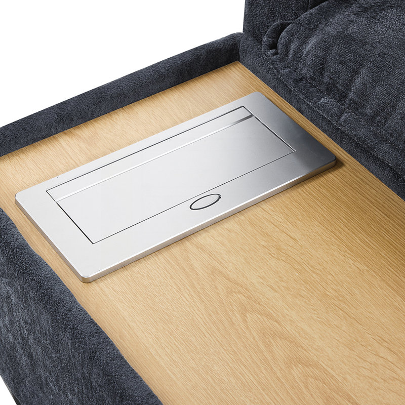 Canapé modulaire en forme de U ou en L avec table basse polyvalente et charge cachée, pour une vie moderne et une grande flexibilité.