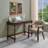 Swivel Tufted Dining Chairs With Casters And Arms-105846496-105846494