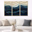 Bord de mer bleu et blanc - art mural minimaliste côtier-1509632586-1509632582