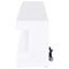 Meuble télé Orry avec foyer intégré, haut-parleur Bluetooth, blanc brillant 71 pouces-137563213-137563214