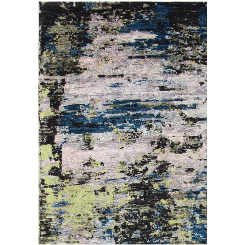 Geometric Hand Knotted 149cm X 210cm Area Rug