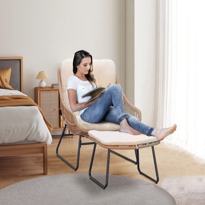 Chaises longues avec coussins Allexis