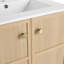 Armoire de salle de bain 24 po en contreplaqué de chêne - meuble-lavabo élégant et fonctionnel de qualité-2062143470