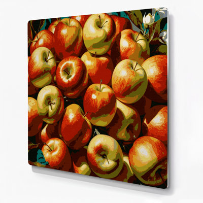 Fruit Apple Honeycrisp Red Metal Wall Art
