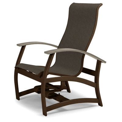 Askar Swivel Powder Coated Aluminum Outdoor Lounge Chair