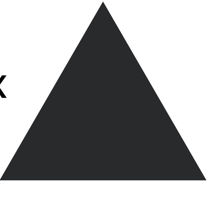 Décalcomanie murale motif triangle, H 8 po x l 8 po x P 0,01 po, Noir
