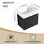 Meuble-lavabo simple 24 po avec plateau en résine-1406722867