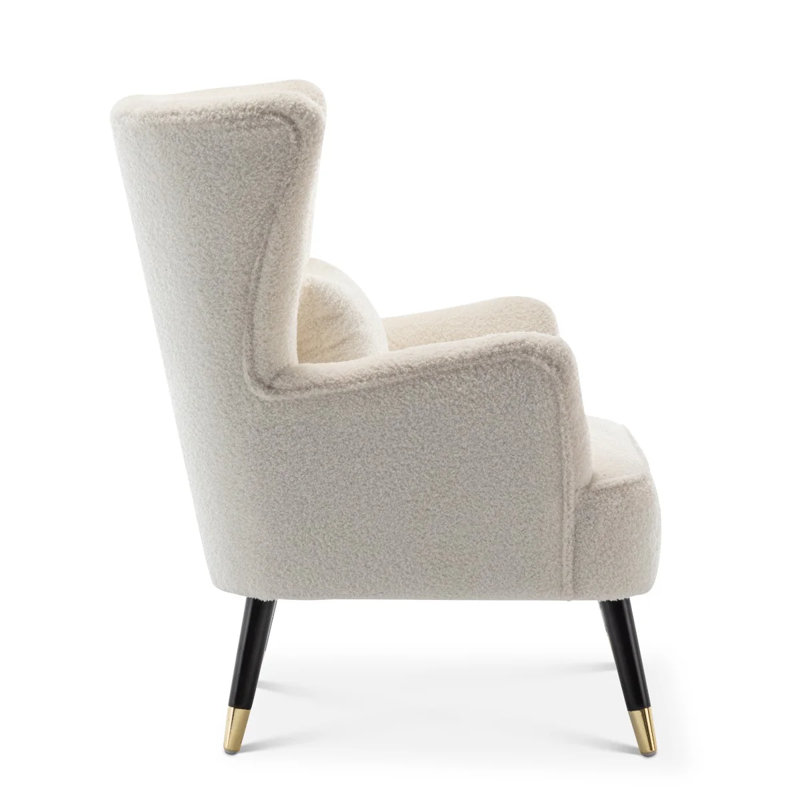 Krister 77Cm Wide Armchair, White