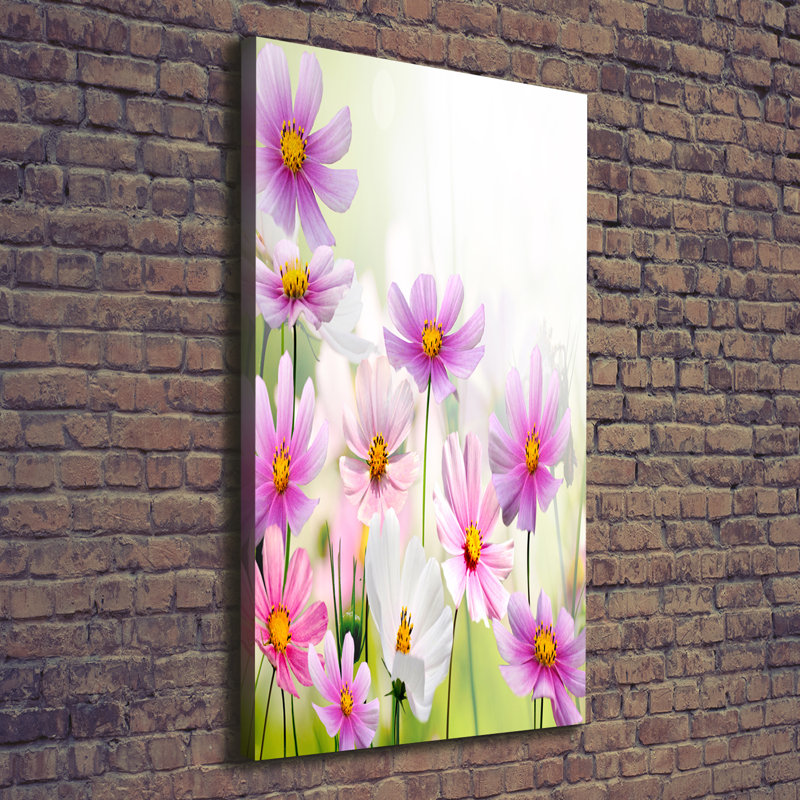Field Flowers - Wrapped Canvas Print