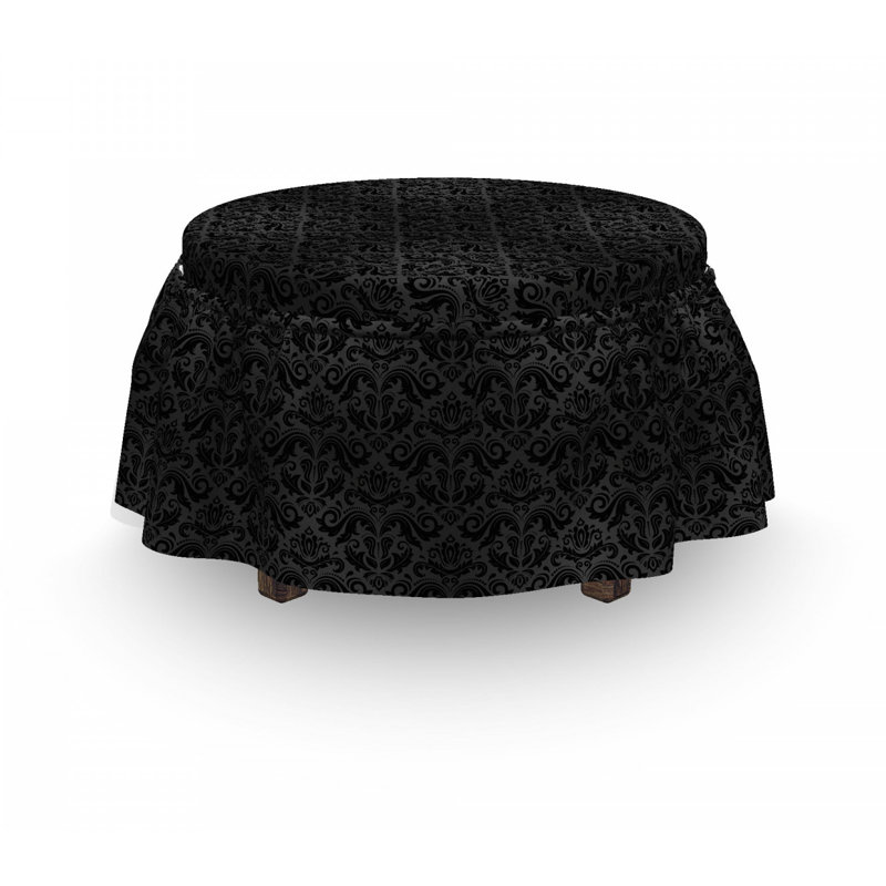 Box Cushion Ottoman Slipcover