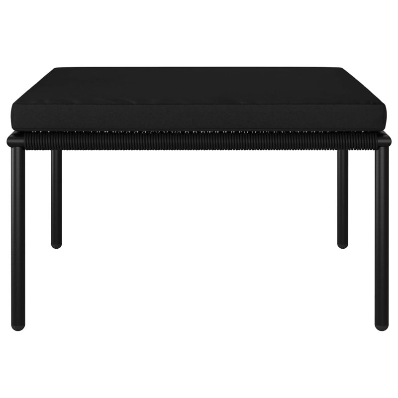 Ensemble de salon de jardin noir et gris