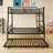 Metal Frame Full XL Over Queen Size Bunk Bed With Trundle-423971499