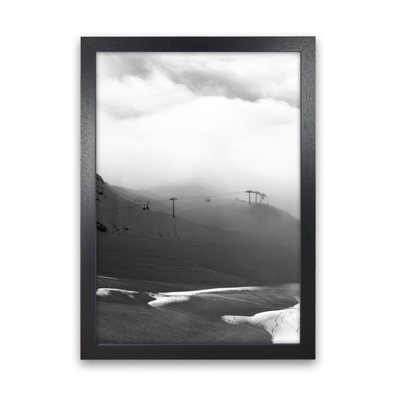 Above And Beyond The Mountain by Victoria Frost - Print, 63cm H x 46cm W x 3cm D, Black Framed