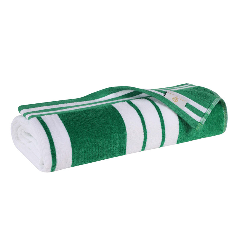 Serviette de plage Chira, Vert foncé, Serviette de plage - 1 paquet