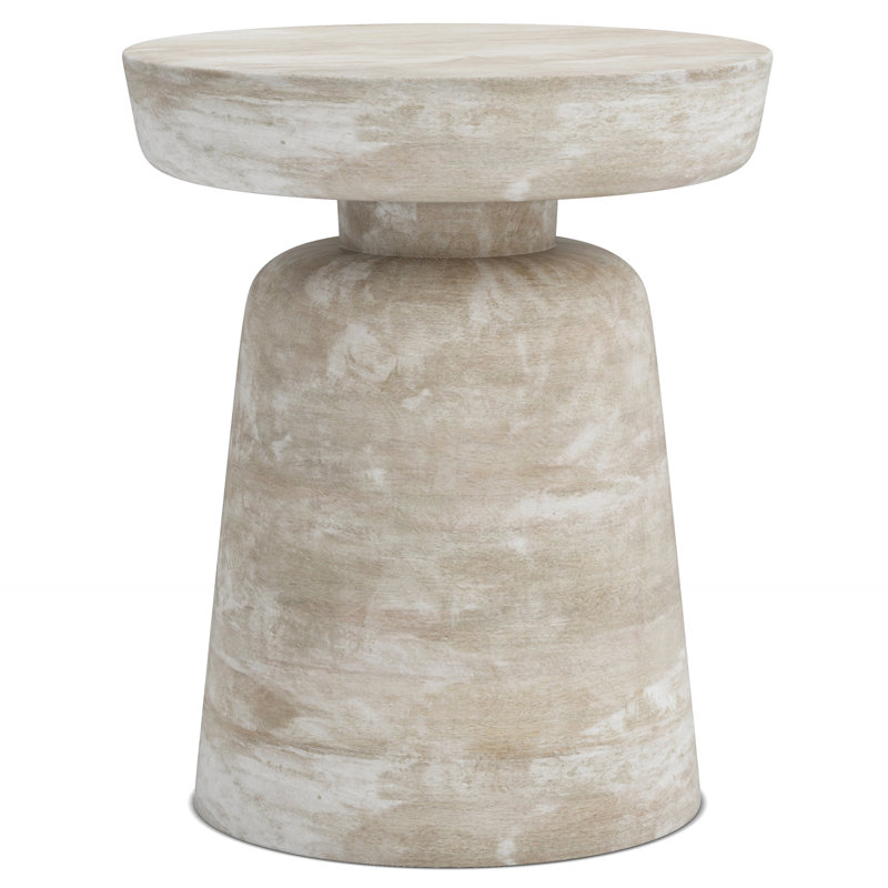 Robbie - Table d'appoint - Blanc délavé
