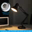 Lampe de bureau réglable en métal avec bras pivotant Stelly-49665480