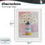 «Daisies in Striped Vase», impression encadrée sous verre, design par The Prints Vibe-1579574288-1579574295