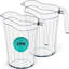 2 Pack Polycarbonate Plastic Pitcher Beverage Dispenser With Pour Spout Shatterproof Catering And Restaurant For Cold Drinks Water Lemonade Beer And Sangria 2 Pack