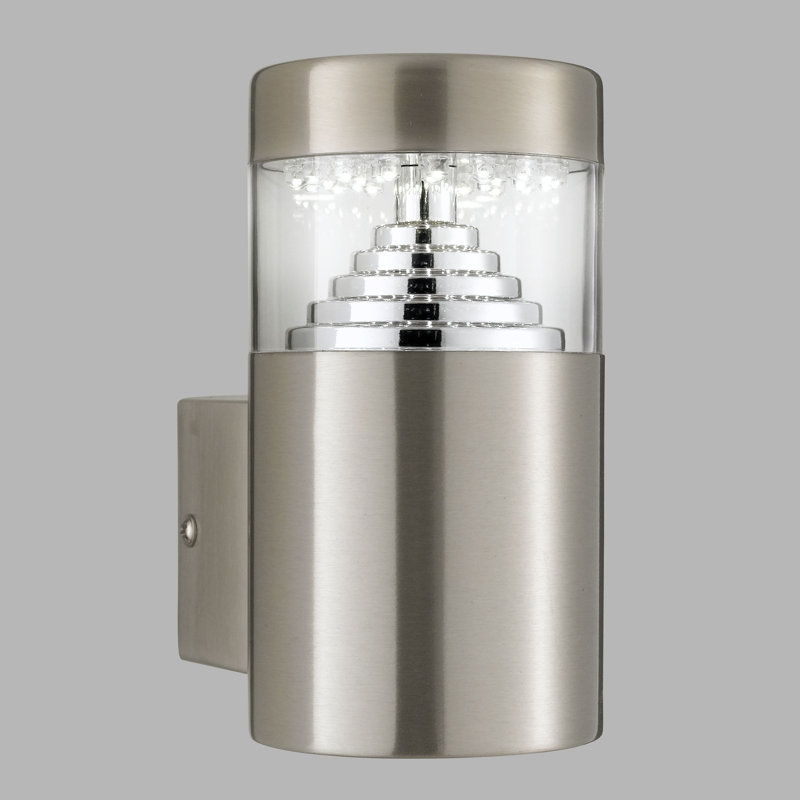 Amarion Silver 30 - Bulb 14cm H Integrated LED Outdoor Flush Mount