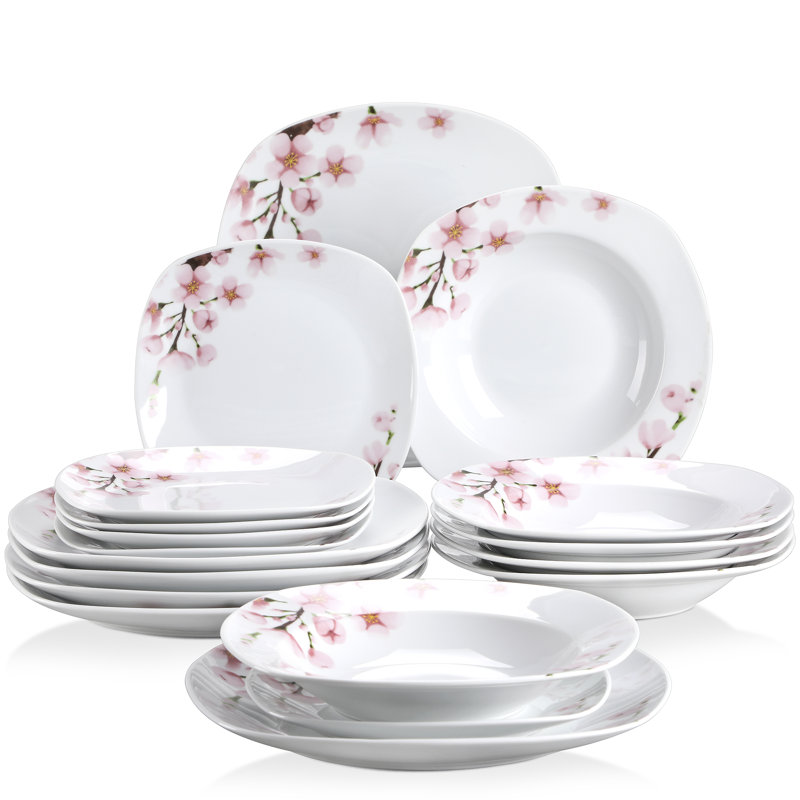 Annie Round 18 Piece Dinnerware Set - Thumbnail 3
