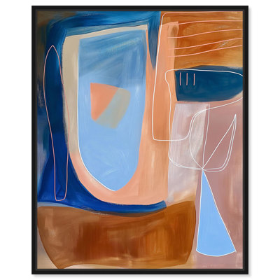 An Abstract Oil II Canvas Contemporary Art by Art Remedy
