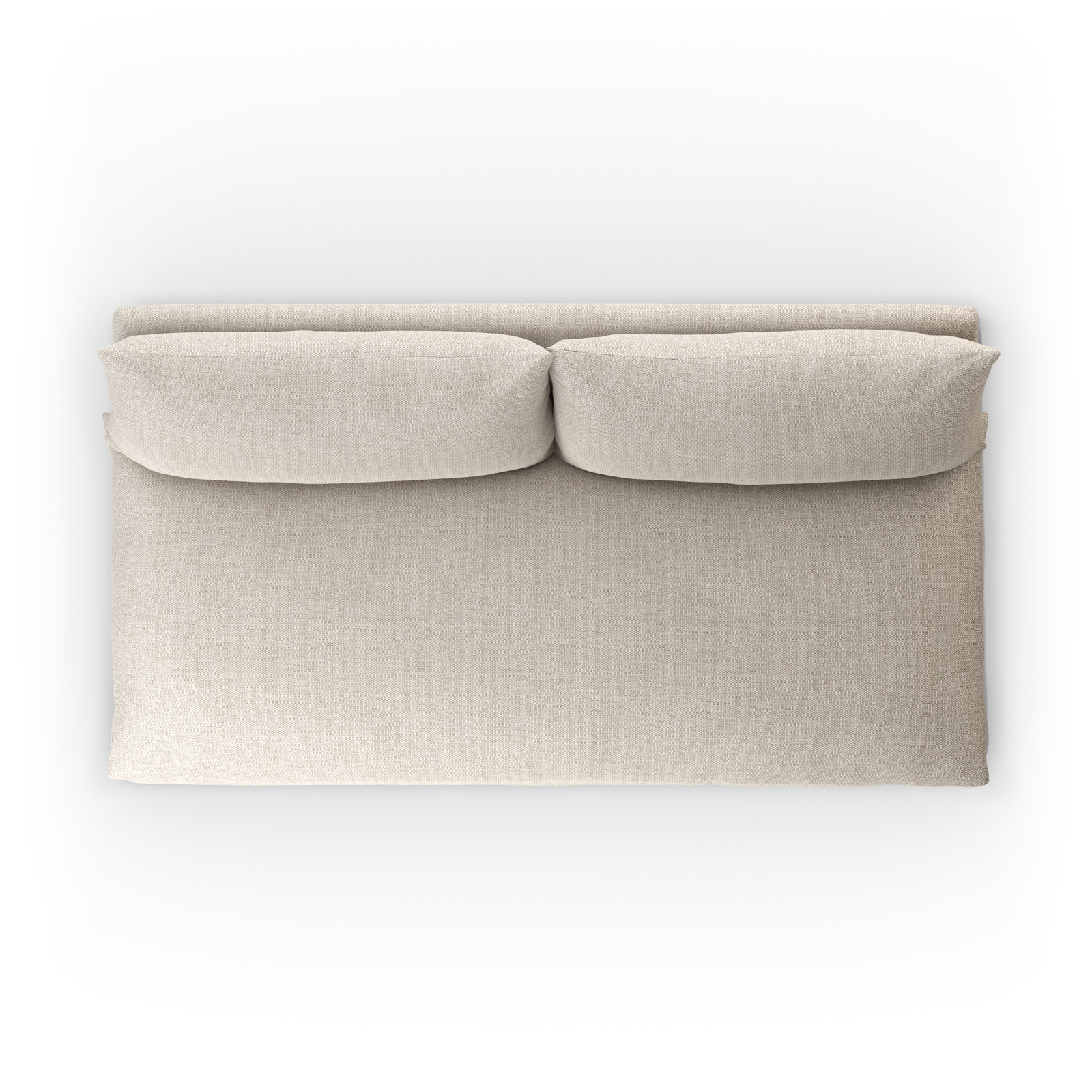 Jovian 72'' Wide Aluminum Loveseat with Cushions, Faye Sand