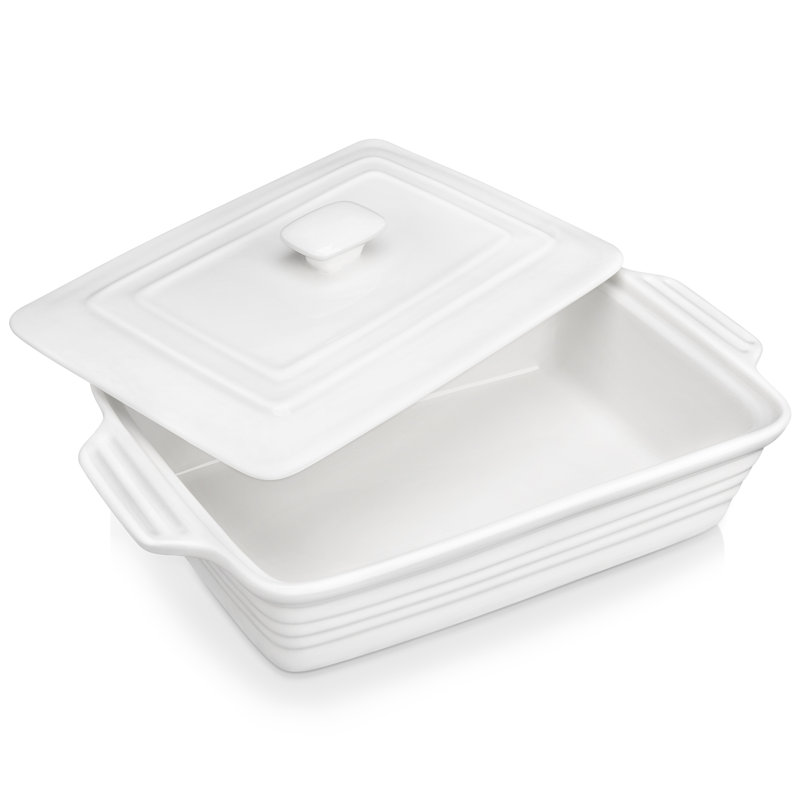 Rectangle Porcelain China Casserole Bakeware