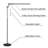 Guerin 59.5'' LED Swing Arm Floor Lamp-650869046