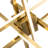 6-Light Dimmable LED Linear Chandelier