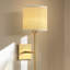 Luma Arm Sconce – Metal, Raffia & Natural Beige, Gold 1-light Hardwired Handwoven Dimmable Wall Sconce For Bedroom Or Bathroom In Modern, Mid-century Style