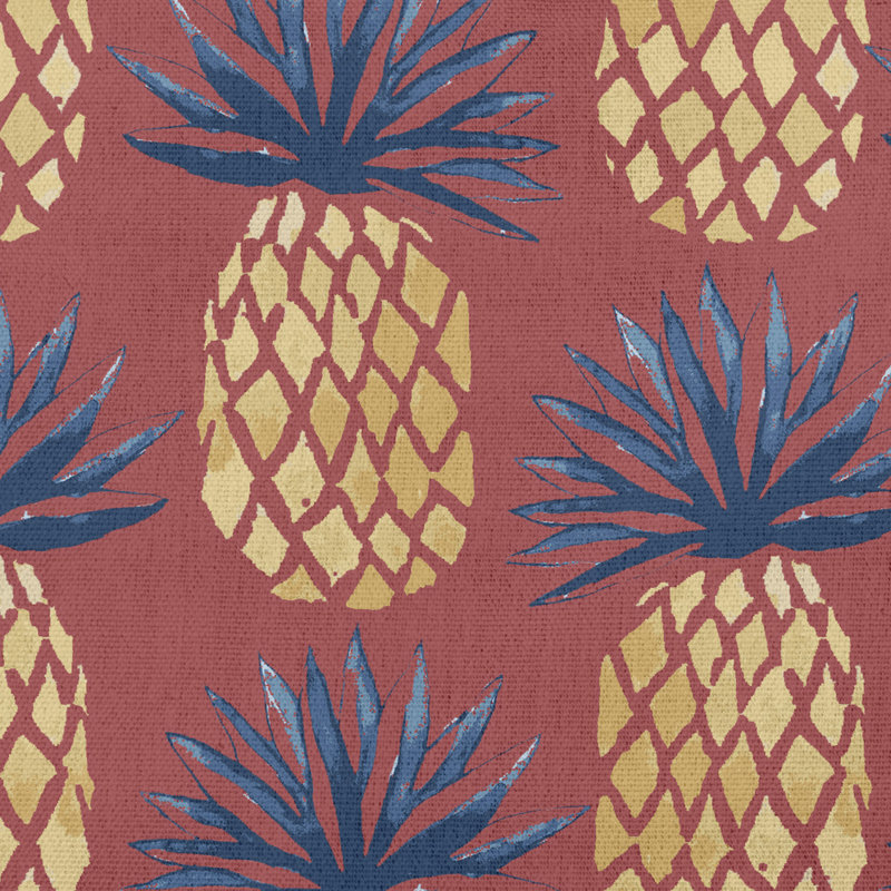 Housse et insert de coussin Vathylakas, 20 po x 20 po, Rouge myrtille