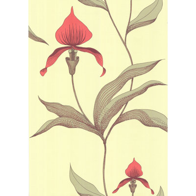 Orchid Floral Wallpaper Roll