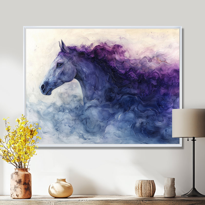 Doina - Animals Wall Art, H 12 po x l 20 po, Impression sur cadre flottant, Blanc