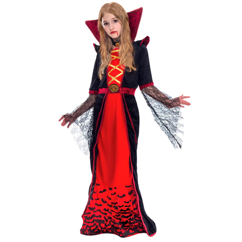 Royal Vampire Costume for Girls S, S