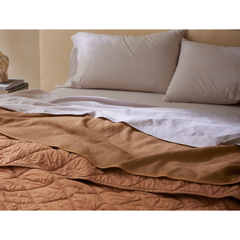 Honeycomb Blanket, Twin, Ginger