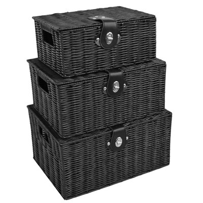Rosalind Wheeler Wicker Decorative Basket