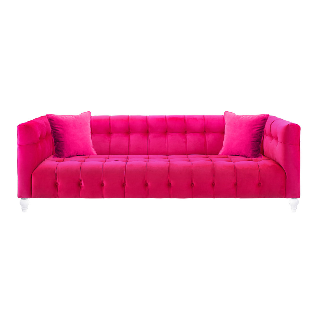 3-Sitzer Sofa Biancha aus Samt