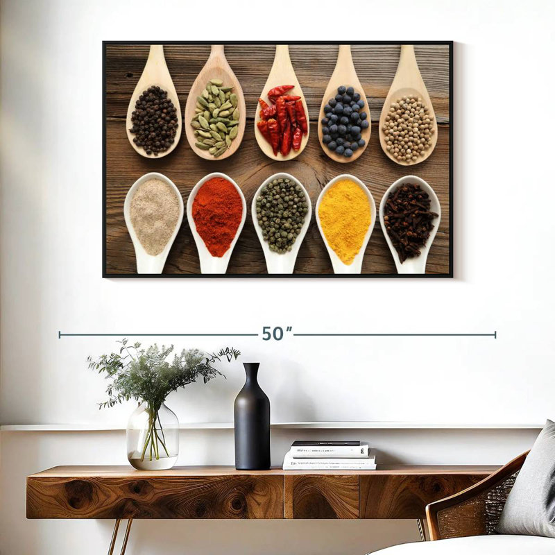 Yarlin Spices, 27" H x 40" W