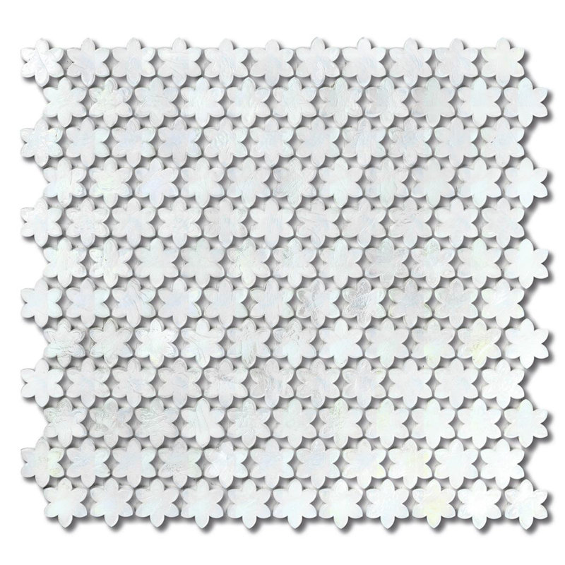 Anemone Petites Fleurs Glass Mosaic