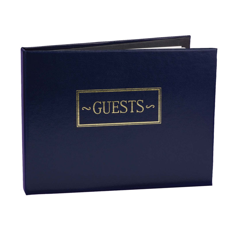 Paper Guest & Commemorative Book, Navy