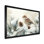 «Sparrow Bird In The Winter Pines I», art mural sur toile