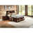 Espresso Finish Bed W/Storage
