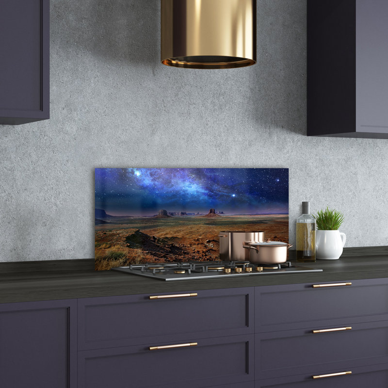 Sagatov 50cm W x 100cm L Glass Peel and Stick Panel