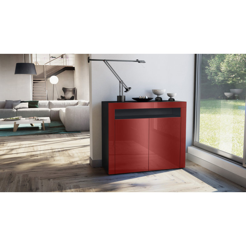 Kneeland 108cm Sideboard, Burgundy