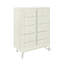 Ensemble de chambre avec grand lit 5 pièces Nora Beige